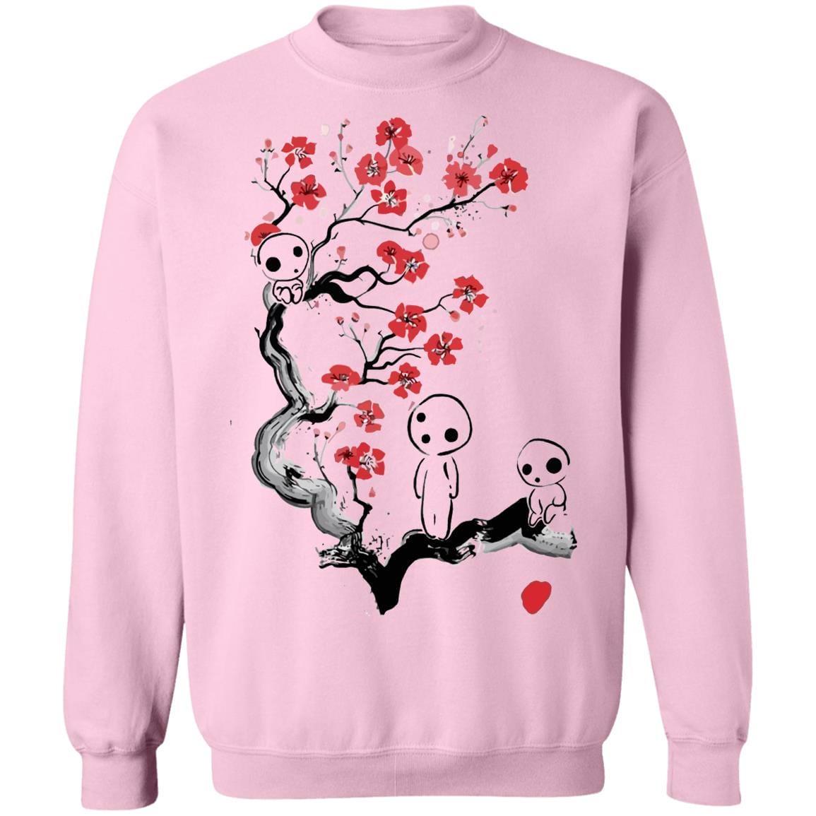 Princess Mononoke Tree Spirits on the Cherry Blossom Sweatshirt