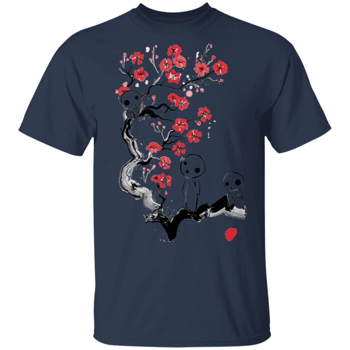 Princess Mononoke – Tree Spirits on the Cherry Blossom T Shirt Unisex