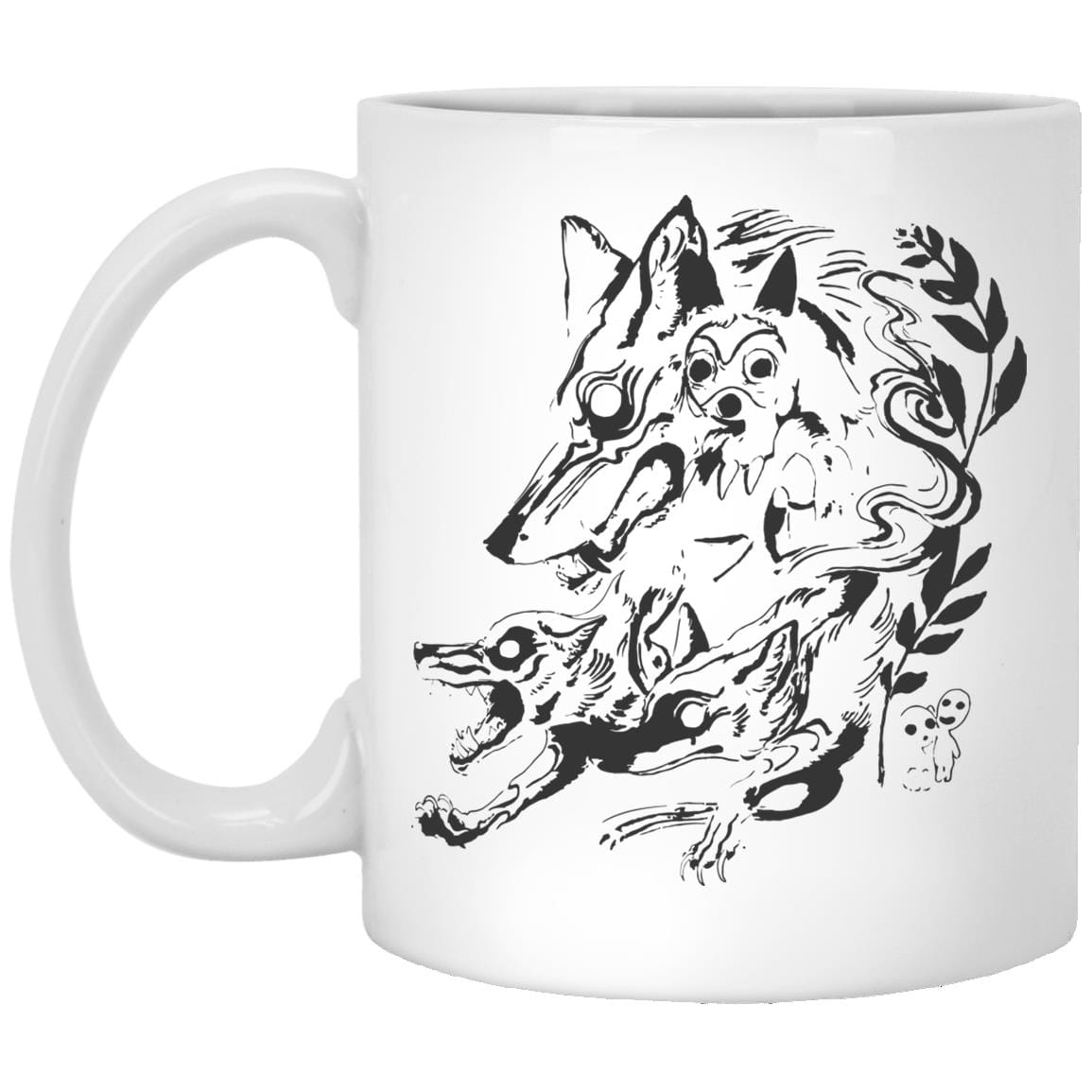 Princess Mononoke and The Wolf Creative Art Mug