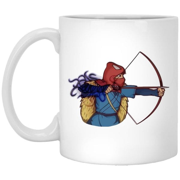 Princess Mononoke Rainbow Style Mug
