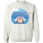 Ponyo in her first trip Sweatshirt