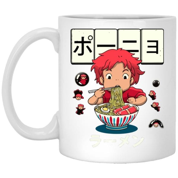 Ponyo and Sasuke Cutout Classic Mug