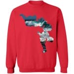 Ponyo and Sasuke Cutout Classic Sweatshirt Ghibli Store ghibli.store