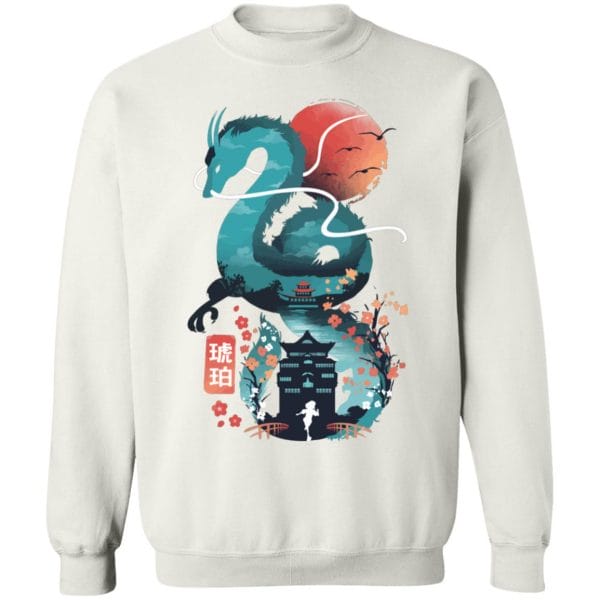 Spirited Away – Haku Dragon and The Bathhouse Classic T Shirt