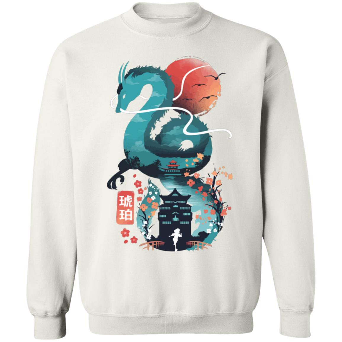Spirited Away – Haku Dragon and The Bathhouse Classic Sweatshirt