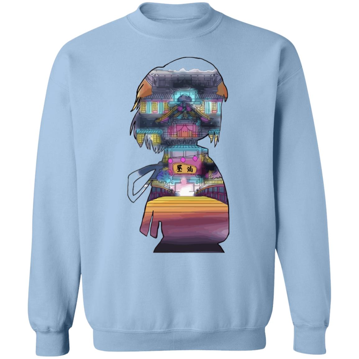 Spirited Away – Sen and The Bathhouse Cutout Colorful Sweatshirt