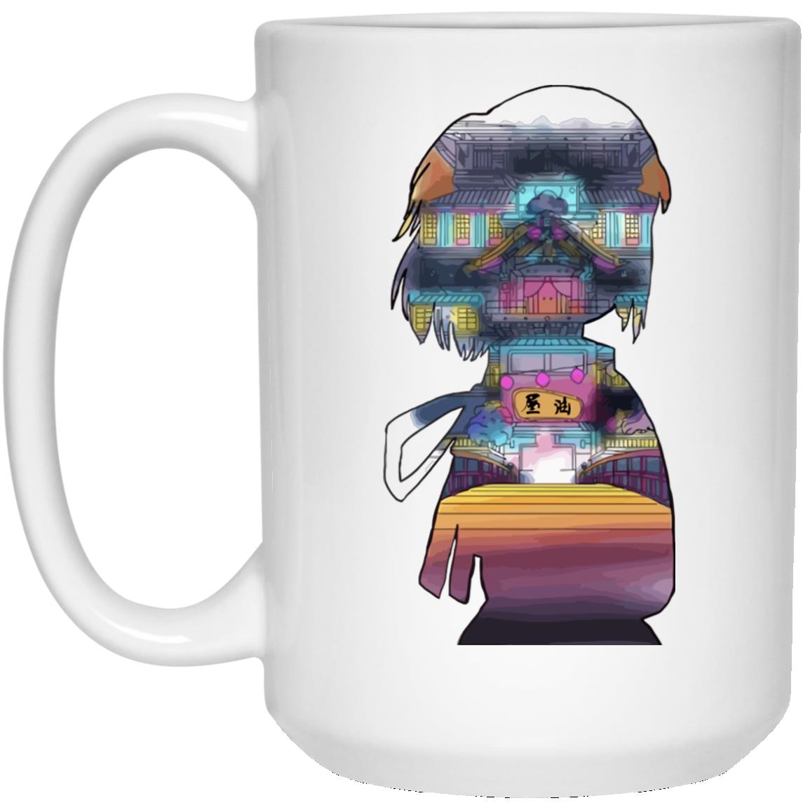 Spirited Away – Sen and The Bathhouse Cutout Colorful Mug