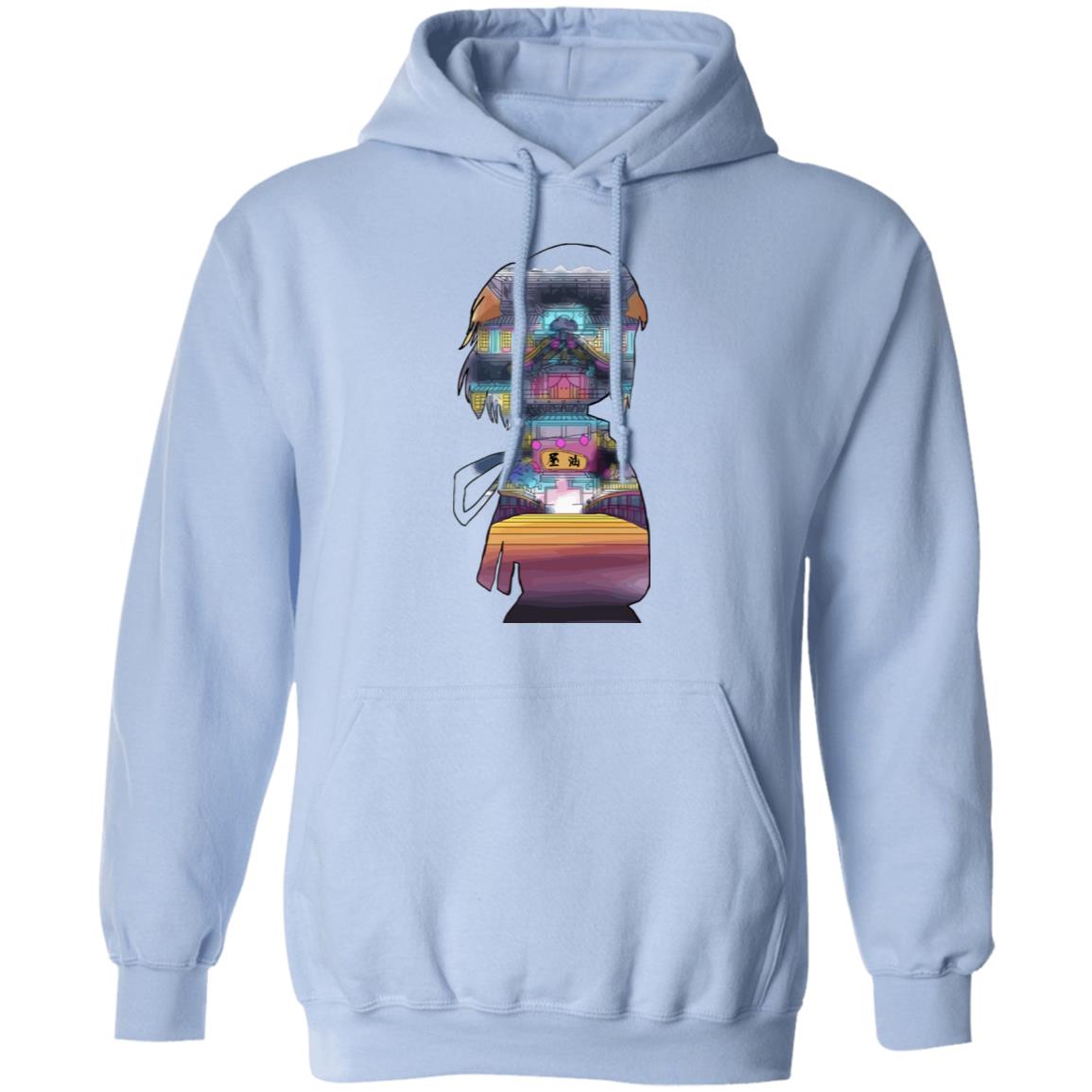 Spirited Away – Sen and The Bathhouse Cutout Colorful Hoodie
