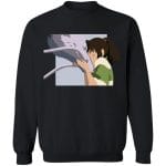 Spirited Away Haku and Chihiro Graphic Sweatshirt Ghibli Store ghibli.store