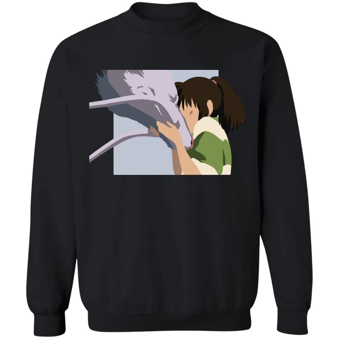 Spirited Away Haku and Chihiro Graphic Sweatshirt - Ghibli Store