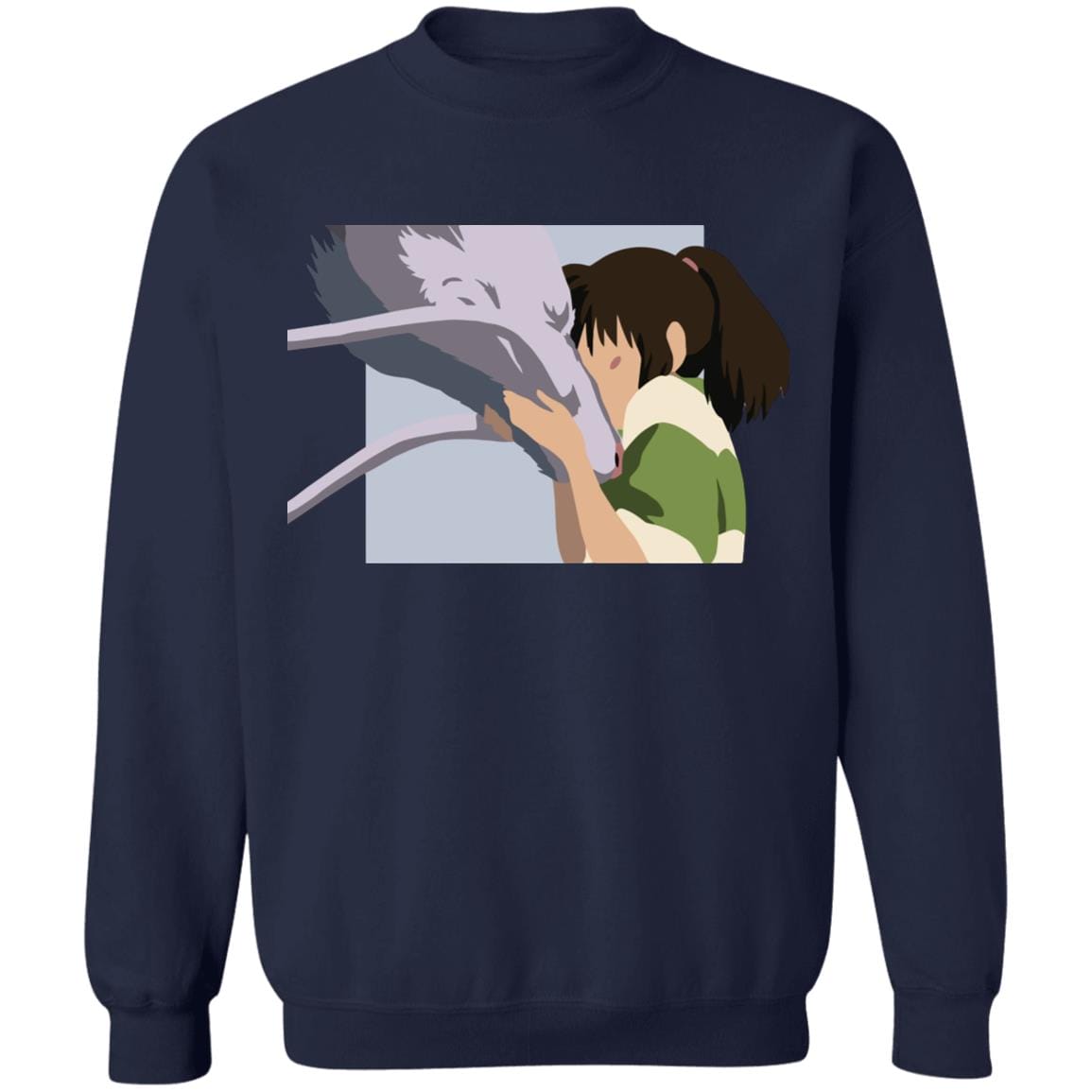 Spirited Away Haku and Chihiro Graphic Sweatshirt
