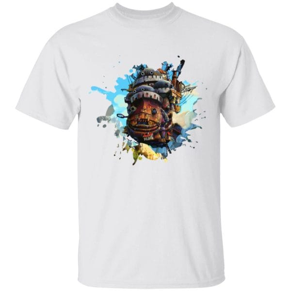 Howl’s Moving Castle Painting T Shirt Ghibli Store ghibli.store