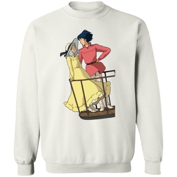 Howl’s Moving Castle – Sophie and Howl Gazing at Each other Sweatshirt Ghibli Store ghibli.store