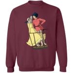 Howl’s Moving Castle – Sophie and Howl Gazing at Each other Sweatshirt Ghibli Store ghibli.store