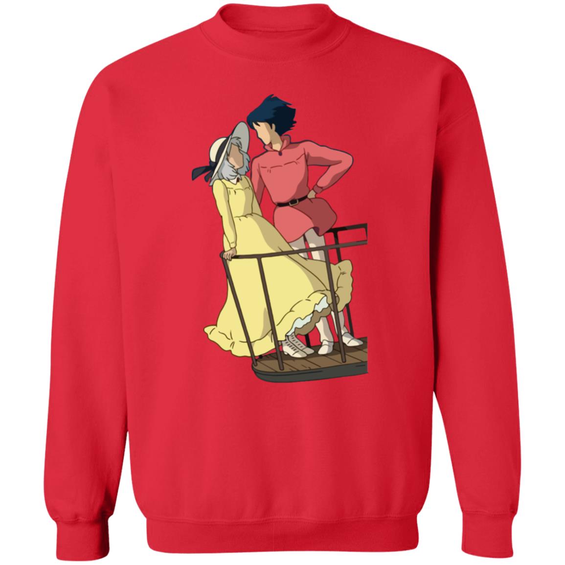 Howl’s Moving Castle – Sophie and Howl Gazing at Each other Sweatshirt