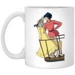 Howl's Moving Castle - Sophie and Howl Gazing at Eachother Mug 11Oz