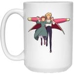 Howl's Moving Castle - Howl and Sophie Running Classic Mug 15Oz