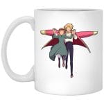 Howl's Moving Castle - Howl and Sophie Running Classic Mug 11Oz
