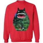 Totoro Jungle Color Cutout Sweatshirt