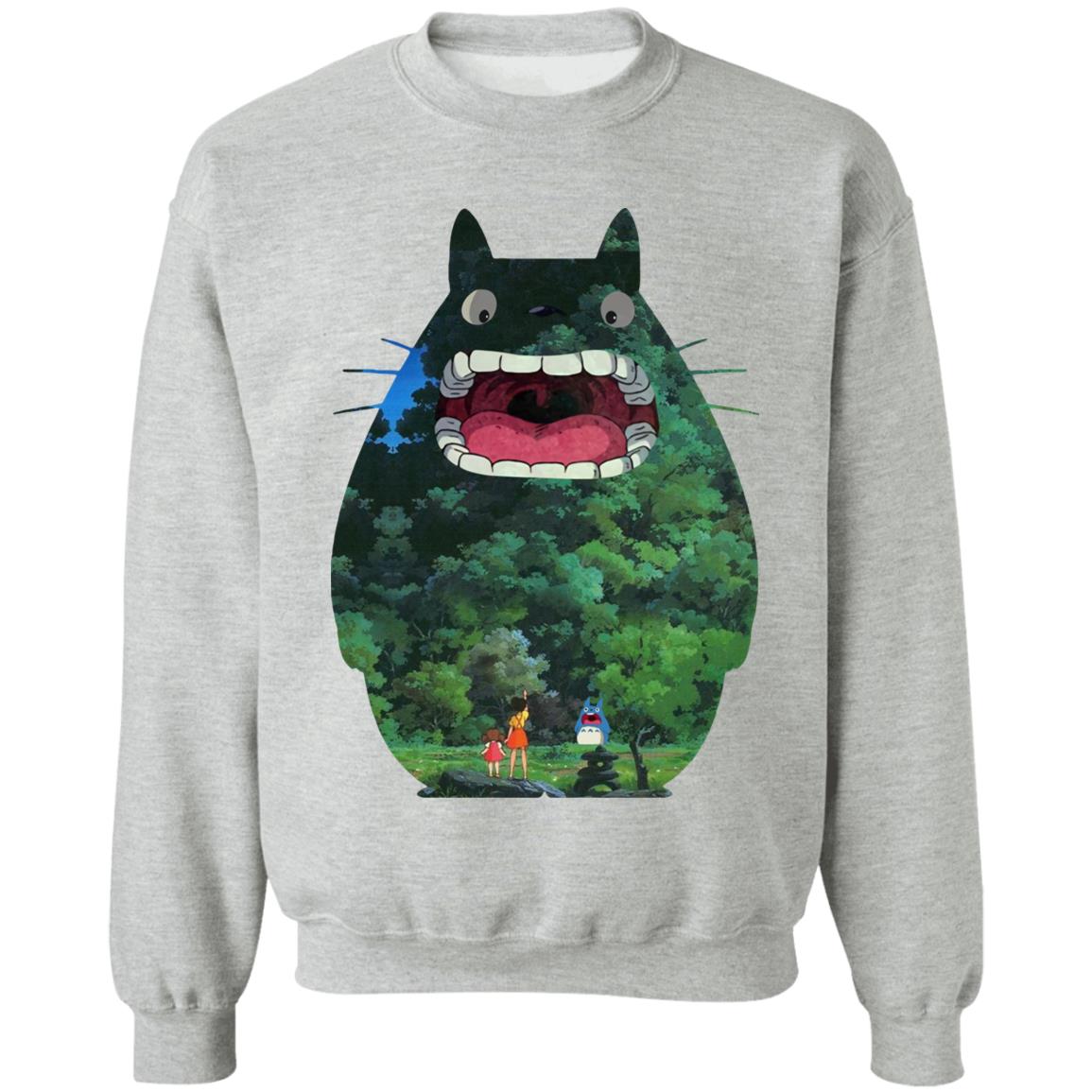 Totoro Jungle Color Cutout Sweatshirt