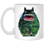 Totoro Jungle Color Cutout Mug