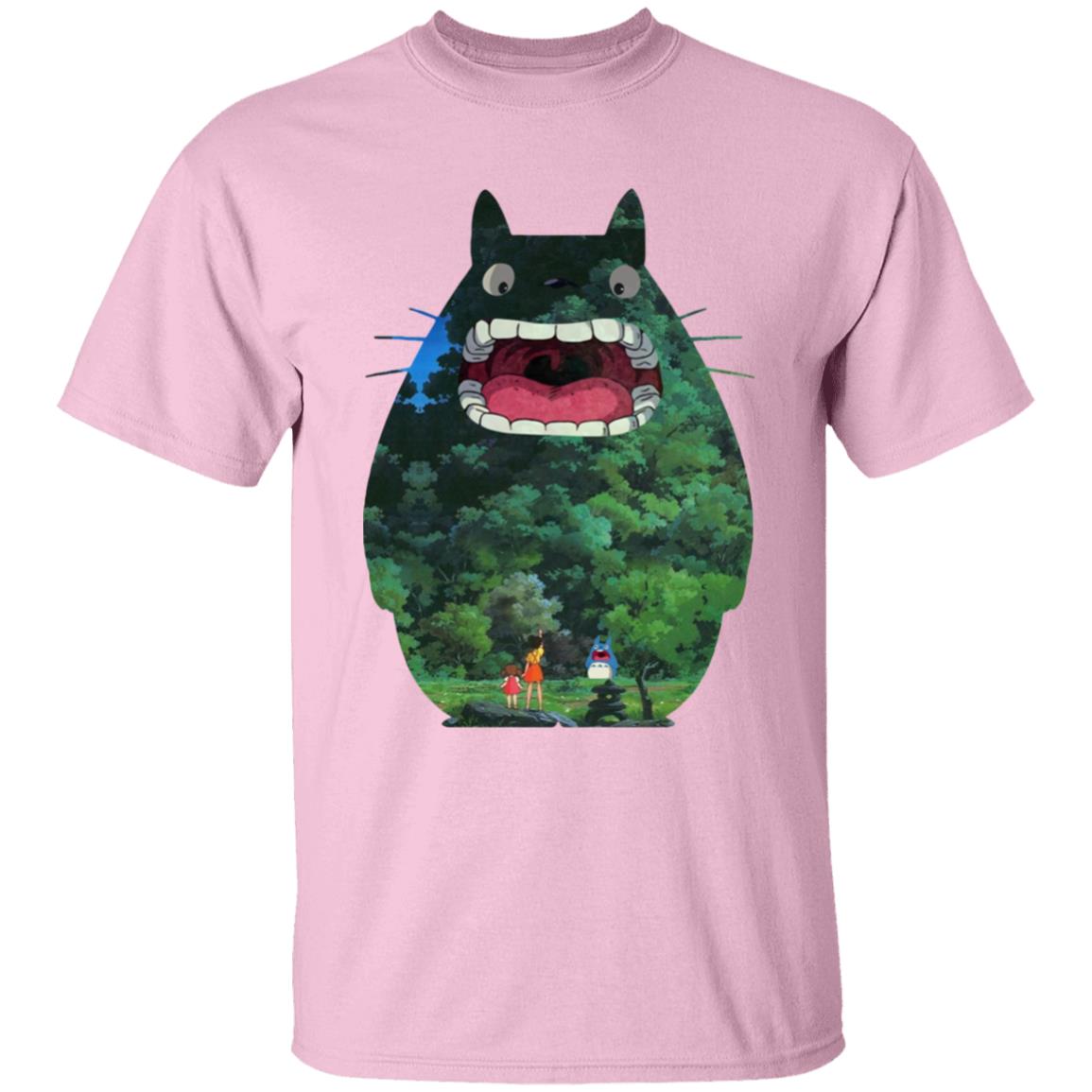 Totoro Jungle Color Cutout T Shirt