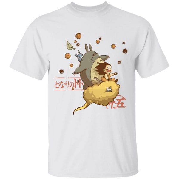 Totoro and Son Goku T Shirt Ghibli Store ghibli.store