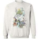 Ghibli Characters Color Collection Sweatshirt Ghibli Store ghibli.store