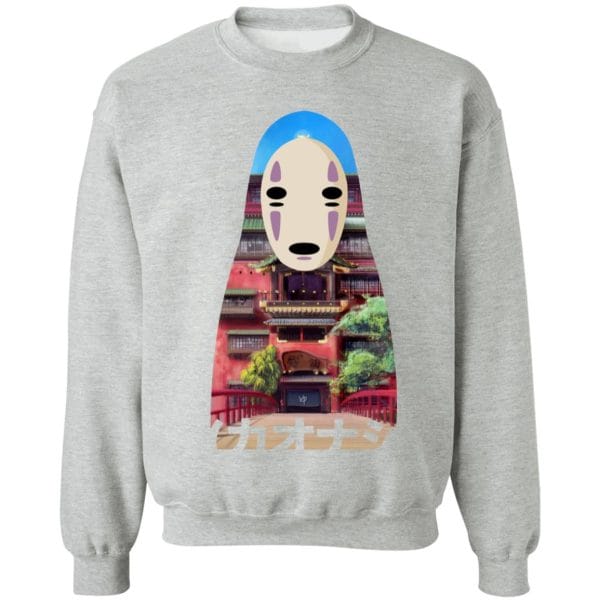 Spirited Away Kaonashi Cutout Colorful Sweatshirt Ghibli Store ghibli.store