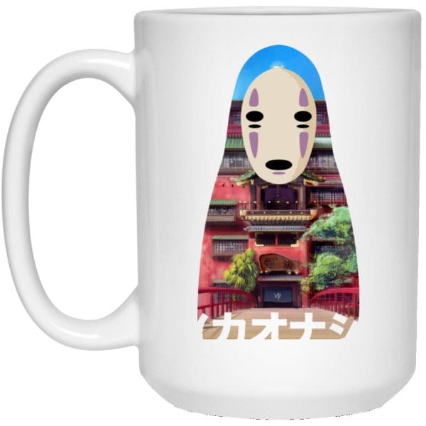 Spirited Away Kaonashi Cutout Colorful Mug Ghibli Store ghibli.store