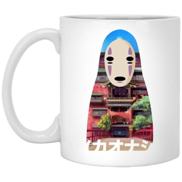 Spirited Away Kaonashi Cutout Colorful Mug Ghibli Store ghibli.store