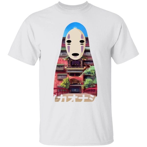 Spirited Away Kaonashi Cutout Colorful T Shirt Ghibli Store ghibli.store