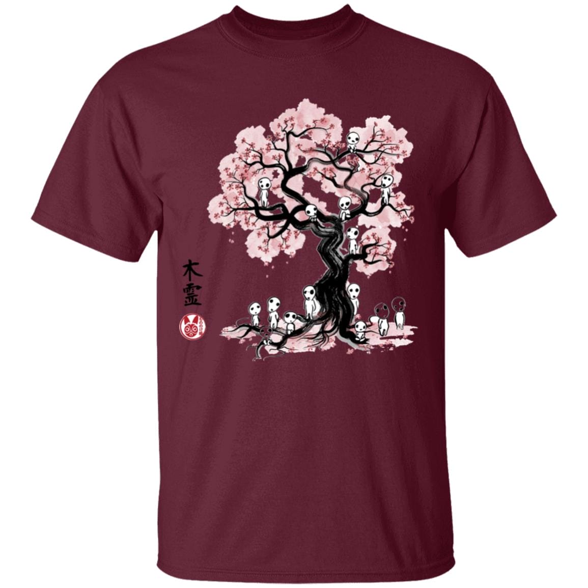 Tree Spirits under the Sakura T Shirt Ghibli Store ghibli.store