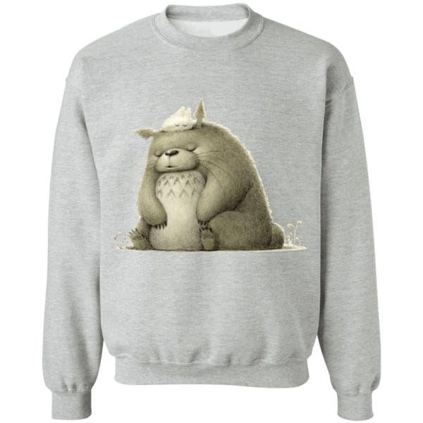 The Fluffy Totoro Sweatshirt Ghibli Store ghibli.store