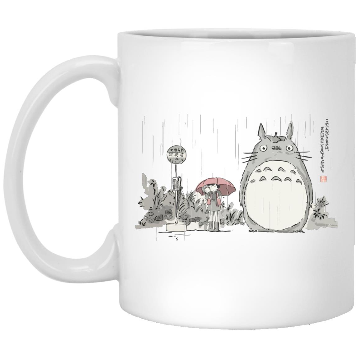 Totoro At The Bus Stop Mug