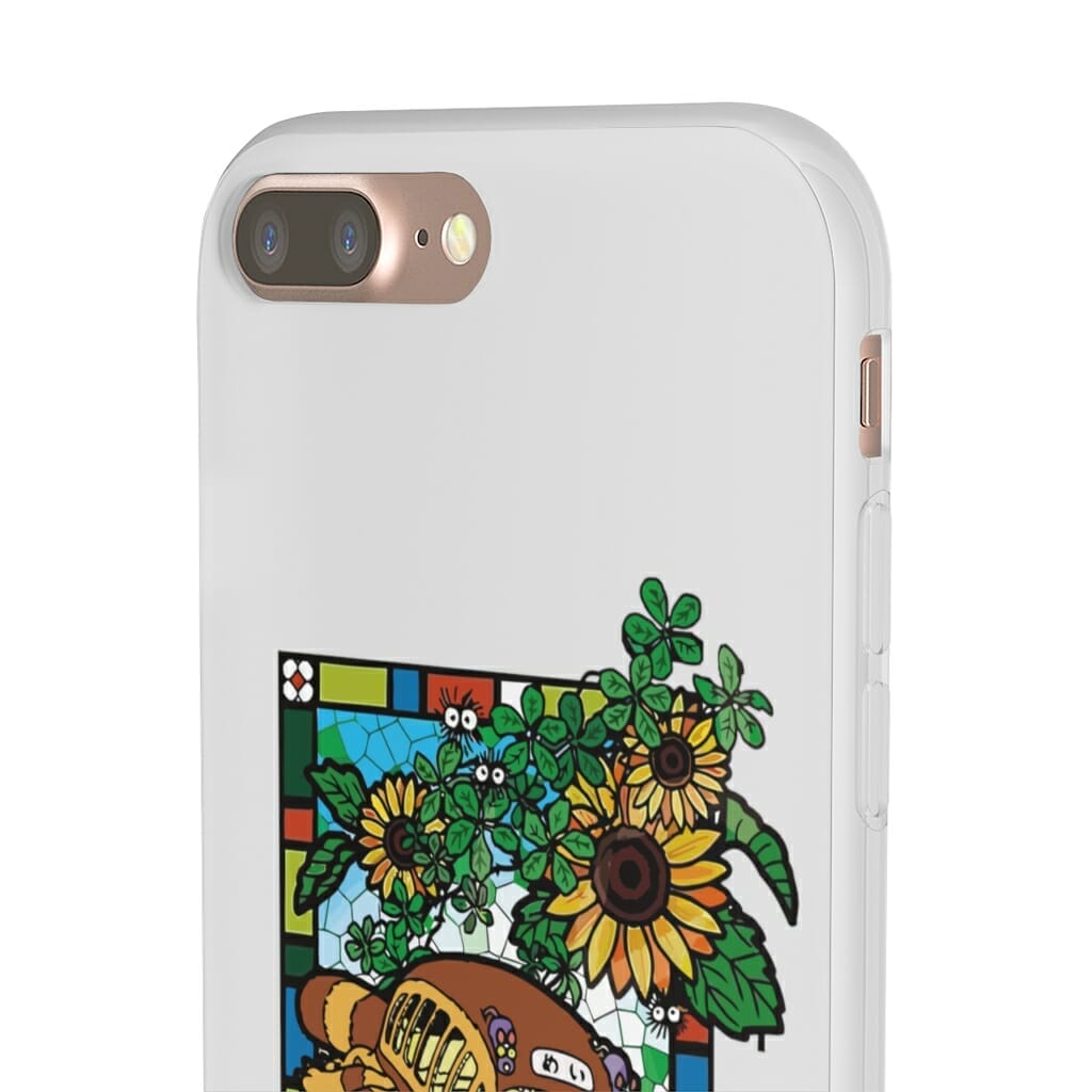 My Neighbor Totoro – Cat Bus Stained Glass Art iPhone Cases