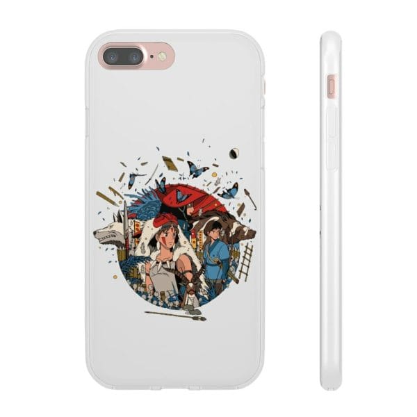 Princess Mononoke – San and The Wolf iPhone Cases Ghibli Store ghibli.store