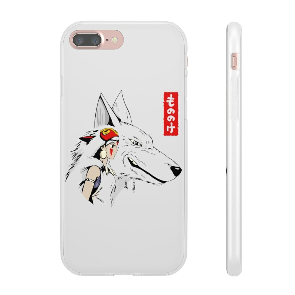 Princess Mononoke - San and The Wolf iPhone Cases - Ghibli Store
