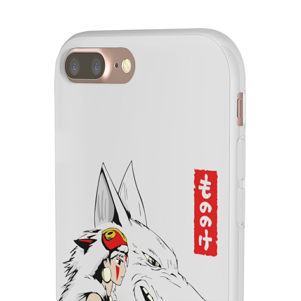 Princess Mononoke - San and The Wolf iPhone Cases - Ghibli Store