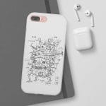 Howl’s Moving Castle Sketch iPhone Cases Ghibli Store ghibli.store