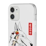 Princess Mononoke – San and The Wolf iPhone Cases