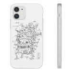 Howl’s Moving Castle Sketch iPhone Cases Ghibli Store ghibli.store