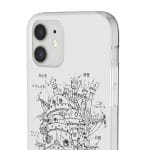 Howl’s Moving Castle Sketch iPhone Cases Ghibli Store ghibli.store