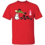 Mini Totoro and the Soot Balls T Shirt Ghibli Store ghibli.store