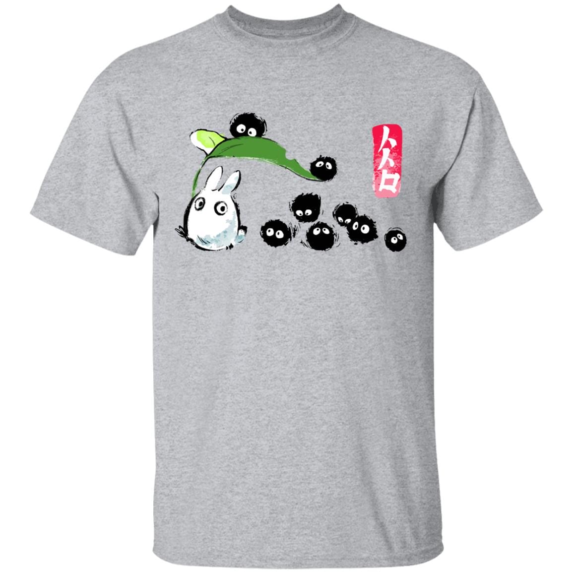 Mini Totoro and the Soot Balls T Shirt