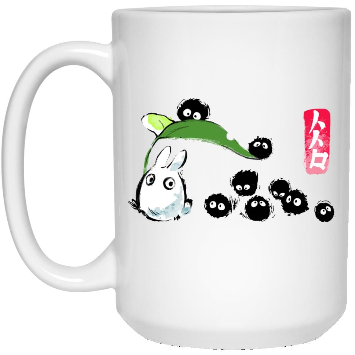 Mini Totoro and the Soot Balls Mug