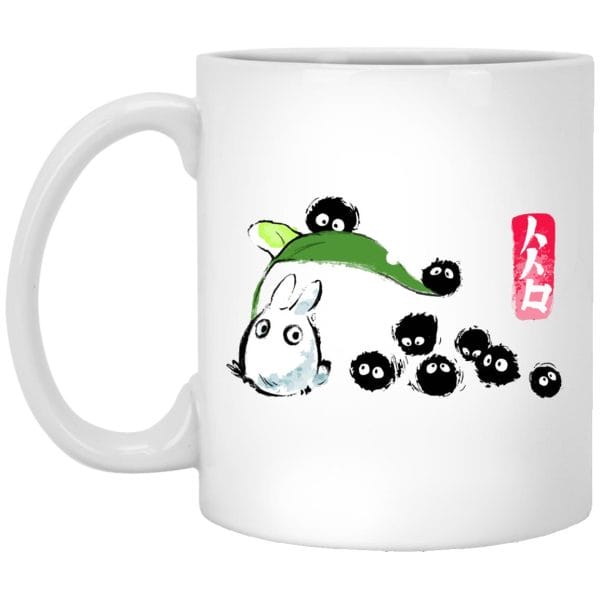 Mini Totoro and the Soot Balls Mug Ghibli Store ghibli.store