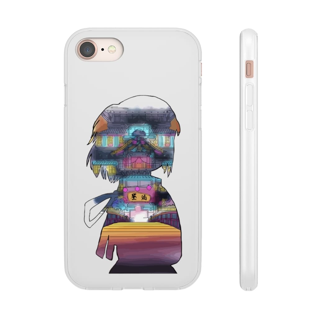 Spirited Away – Sen and The Bathhouse Cutout Colorful iPhone Cases