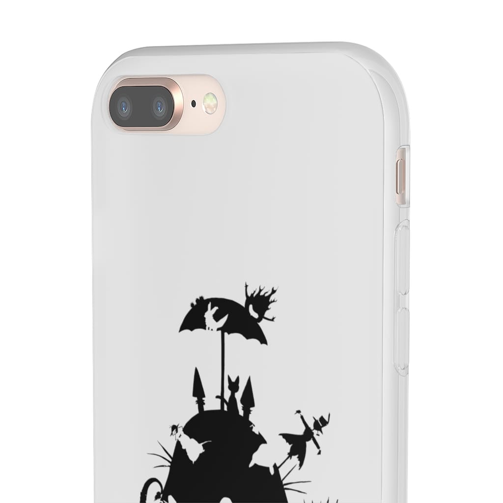 Studio Ghibli Black & White Art Compilation iPhone Cases