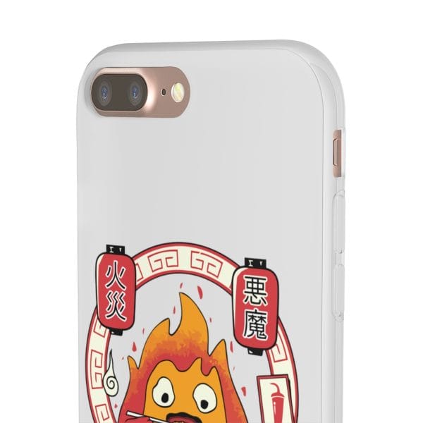 Howl’s Moving Castle – Calcifer Loves Ramen iPhone Cases Ghibli Store ghibli.store
